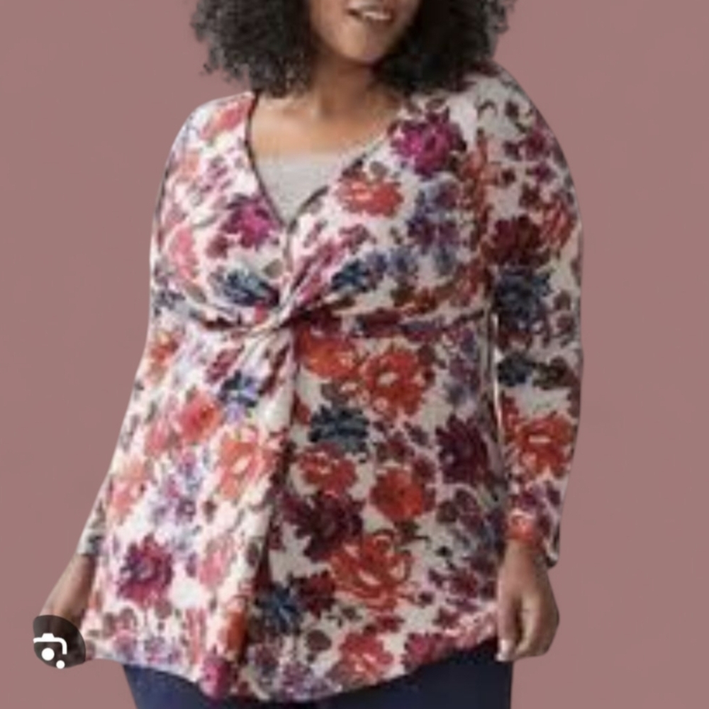 Floral Print Women's Blouse